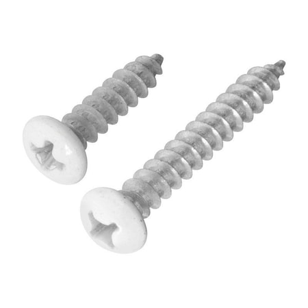 Sheet Metal Screw, #9, #10 X 3/4 In, 1 1/4 In, Steel Round Head Phillips Drive